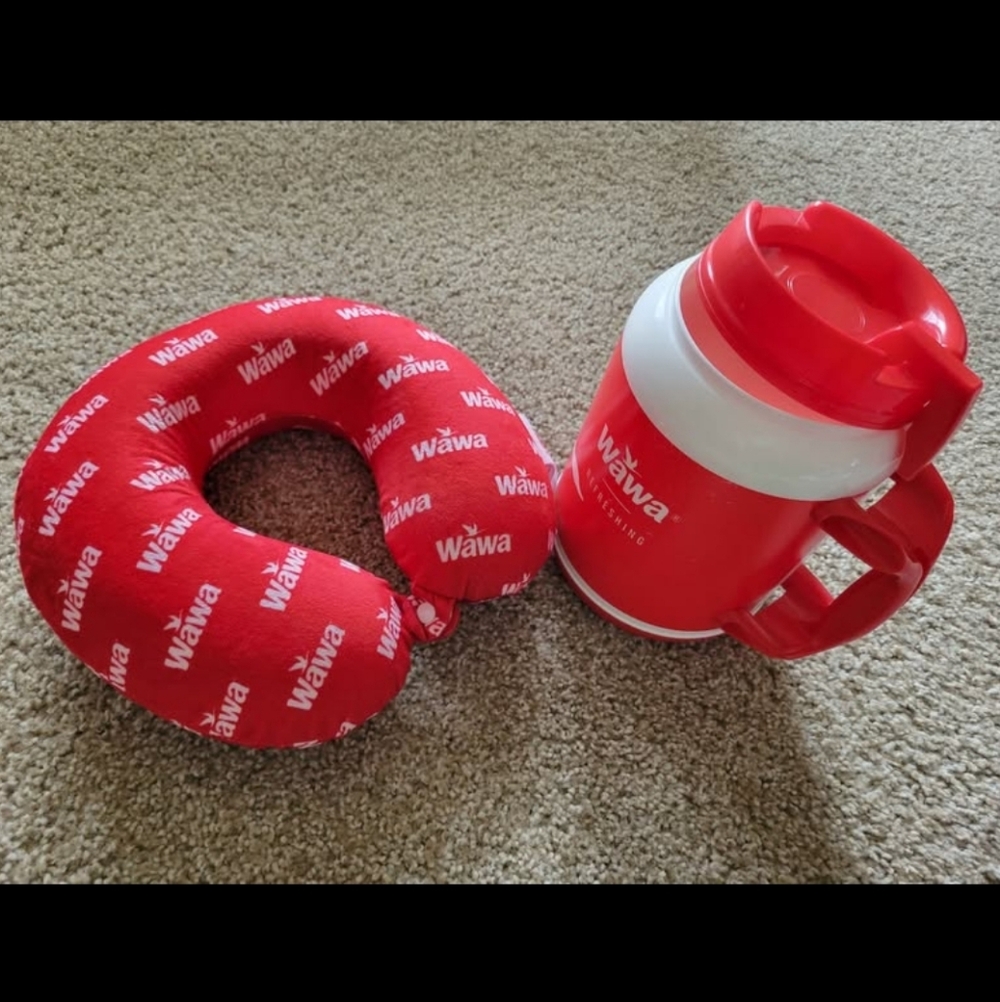Wawa 64 oz jug & neck pillow